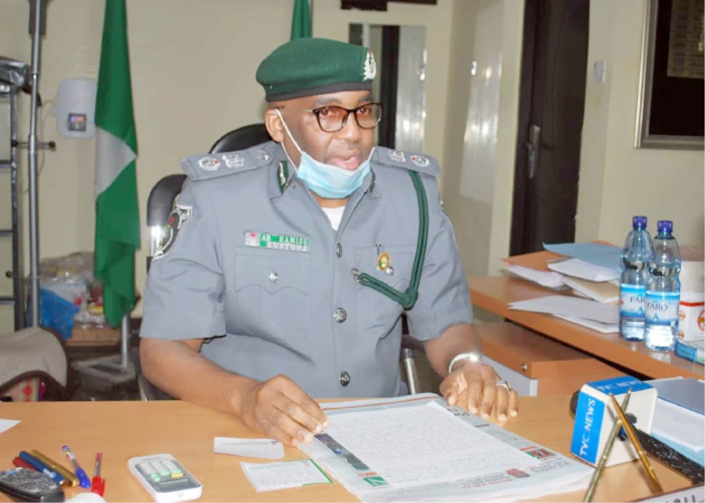 The Comptroller, Federal Operations Unit (FOU) Zone B of the Nigerian Custom Service, Albashir Hamisu