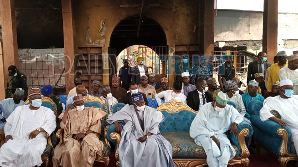 PHOTOS: Tinubu Visits Victims Of Katsina Market Fire