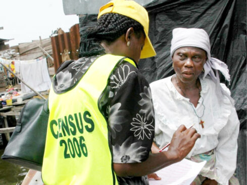 ARCHIVE PICTURE: Census exercise in 2006, the year Nigeria had its last census