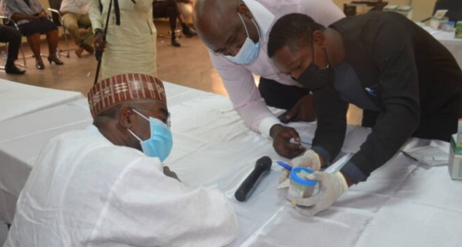 Marwa, NDLEA officials undergo drug test