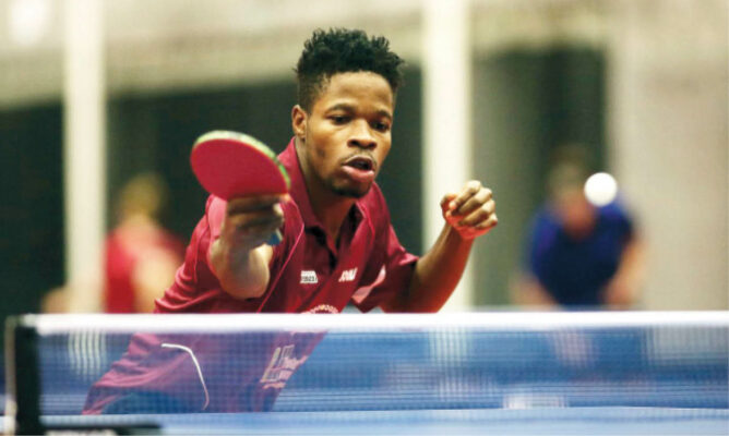 Olajide Omotayo exited the ongoing World Table Tennis Championship yesterday in Doha