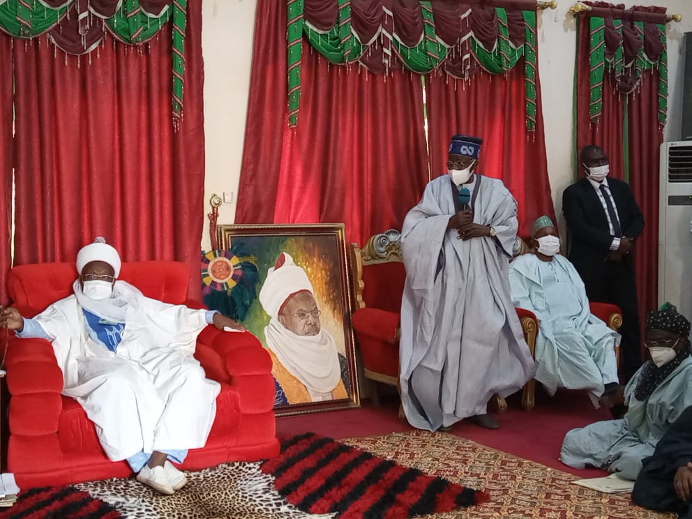 Tinubu visits Emir of Katsina