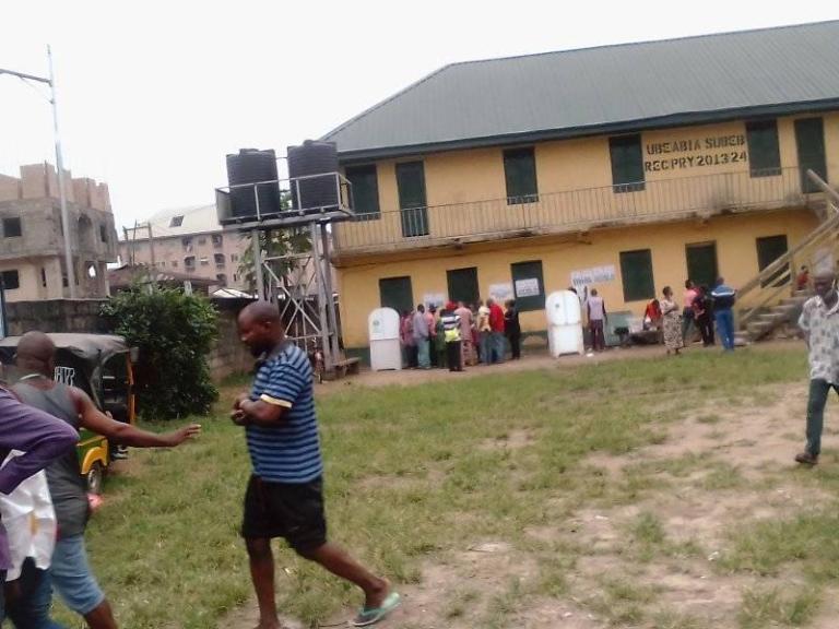 Voters Flee As Explosion Rocks Aba Polling Unit