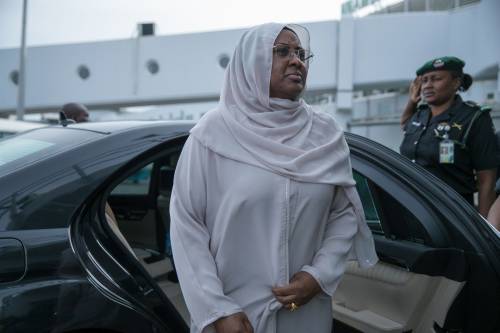 Aisha Buhari Returns To Nigeria After Six Months in Dubai