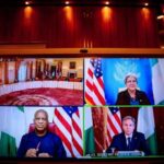 President Buhari, in a virtual meeting Tuesday with US Secretary of State, Mr Anthony Bilken, charged the international community to support Nigeria and the sub-region in tackling growing security challenges to avoid spillovers.