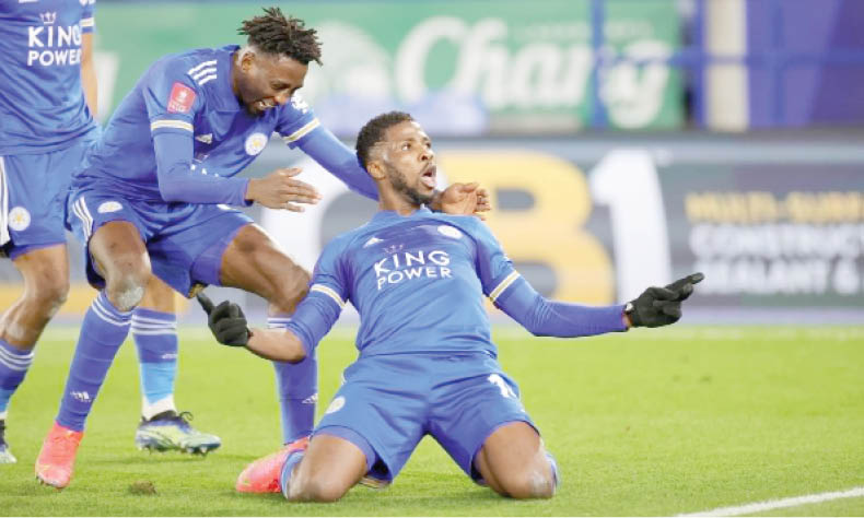 Ndidi’s Leicester defeat West Brom, go top of Championship