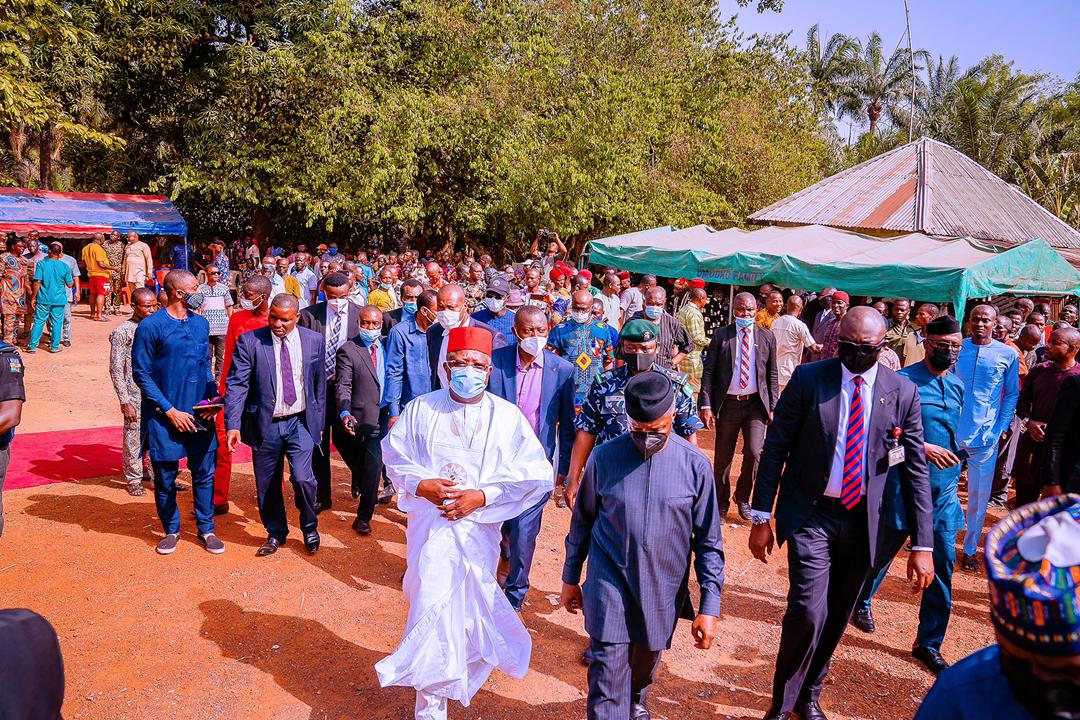 Ebonyi attacks: Osinbajo visits affected communities, says justice will be served