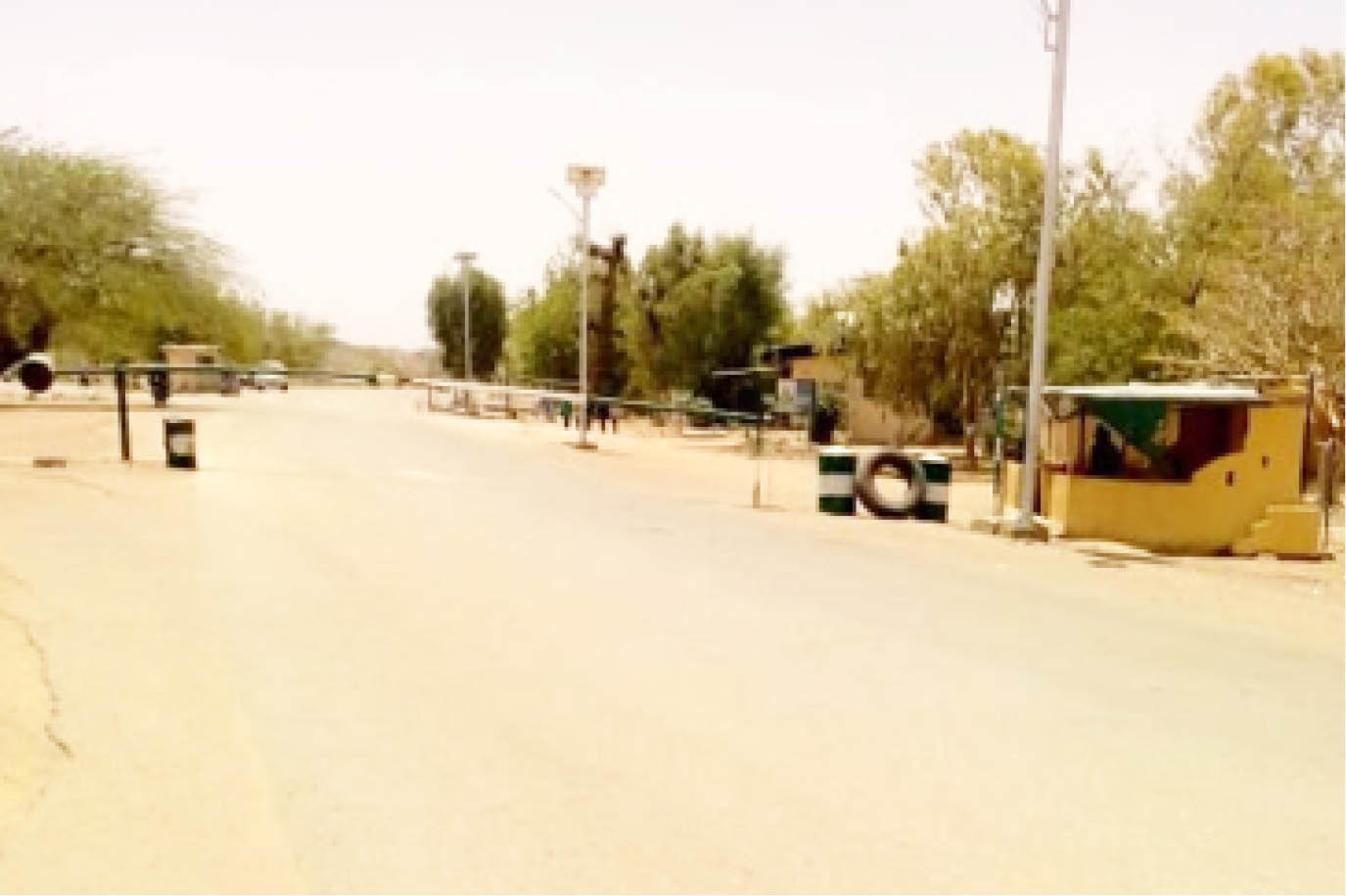 Nigeria/Niger border through Faru village