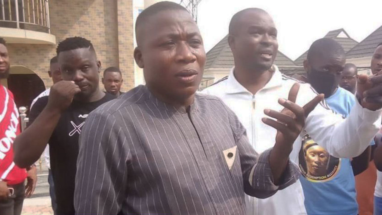 Sunday Igboho freed, barred from leaving Benin Republic