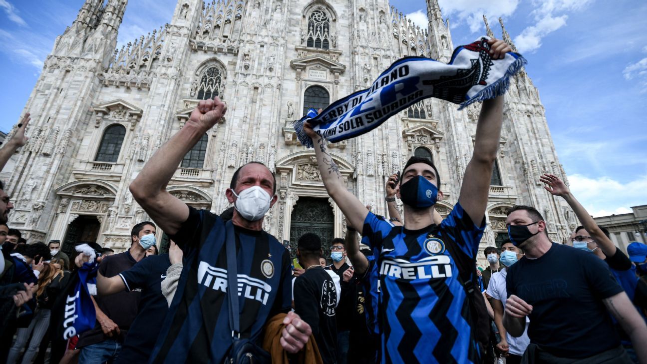 Inter clinch first Serie A title in 11 years