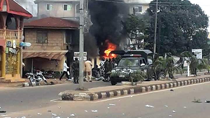 Uneasy calm as police desert streets in South East