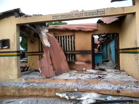 Another police station razed in Abia