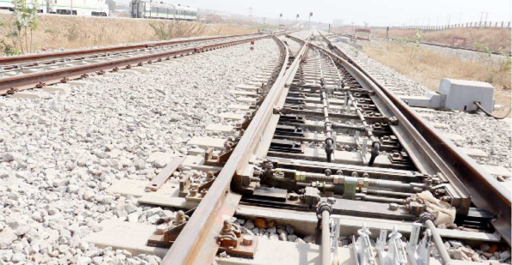 Drama as train stops for man sitting on rail tracks over N35,000