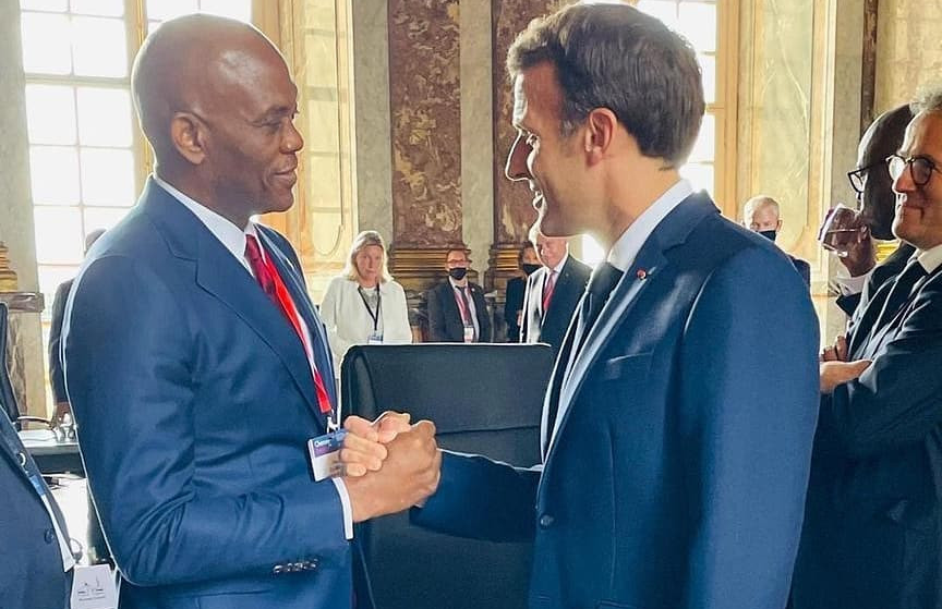 PHOTOS: French President hosts Nigerian billionaires