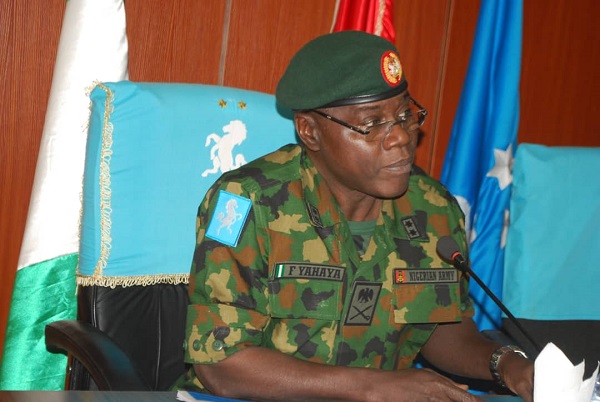 The Chief of Army Staff, Maj.-Gen. Farouk Yahaya