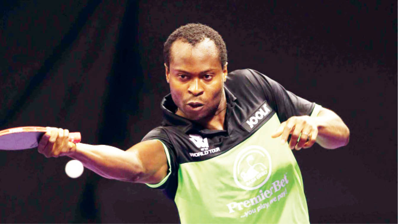 The poster boy of Nigerian table tennis, Aruna Quadri. He has been listed by ITTF for the 2020 Tokyo Olympics