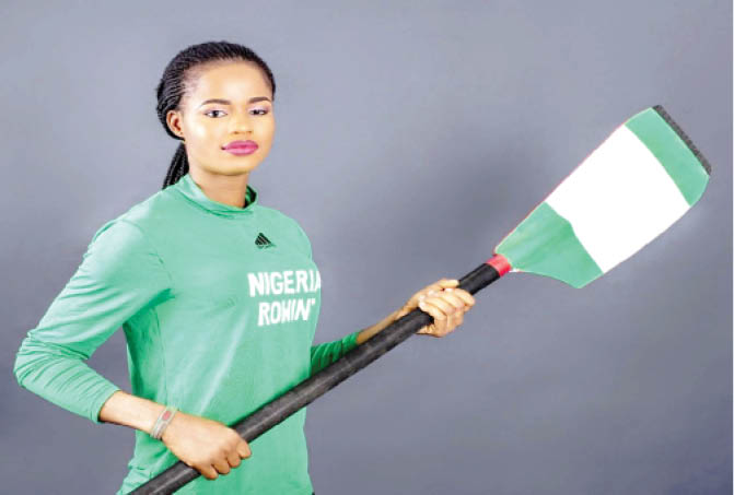 Esther Toko opens Team Nigeria’s account in rowing