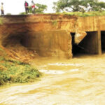 One of the bridges affected by the flood in Bogoro LGA of Bauchi State