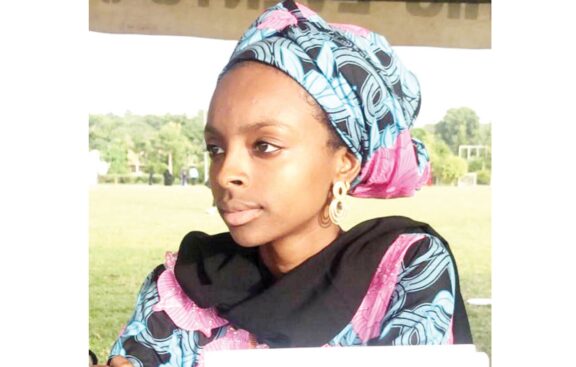 Aisha Tahir Ali is a 400 level student at the Nile University of Nigeria in Abuja