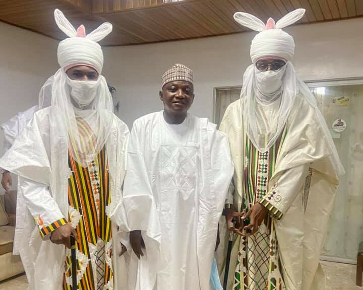 PHOTOS: Buhari’s son turbaned ‘Talban Daura’