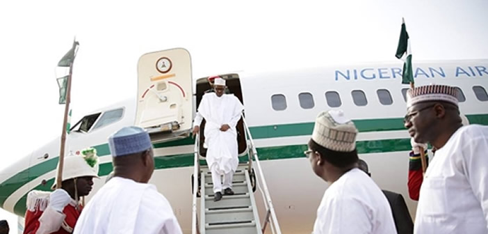 Buhari returns after 18 days in UK