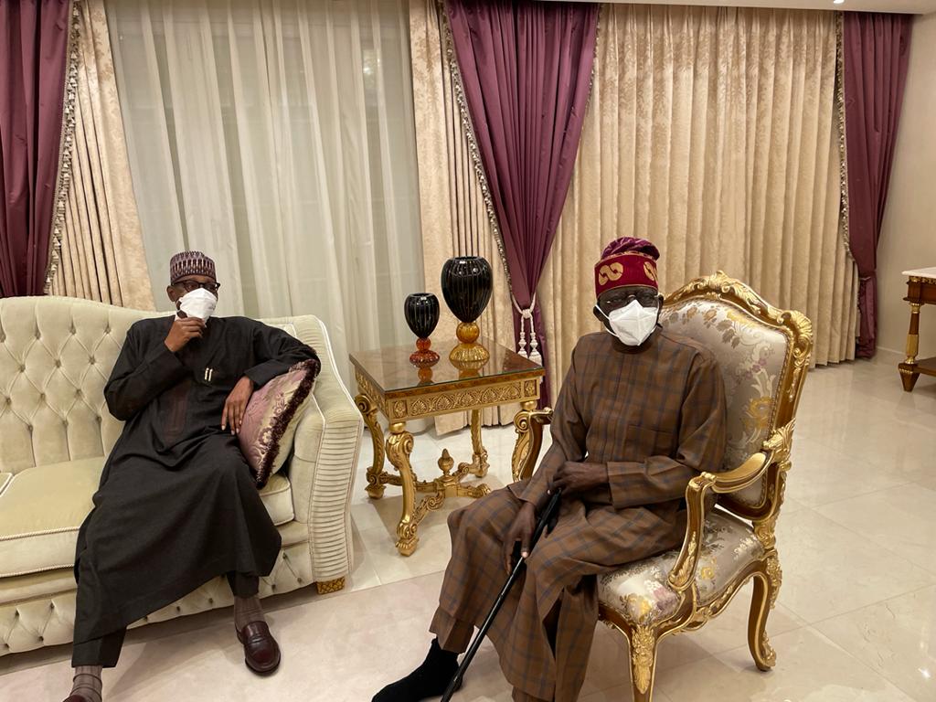 Tinubu, Buhari meet in London