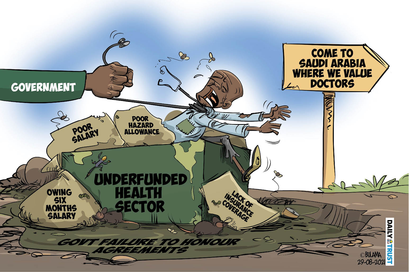 Mass exodus of doctors must stop