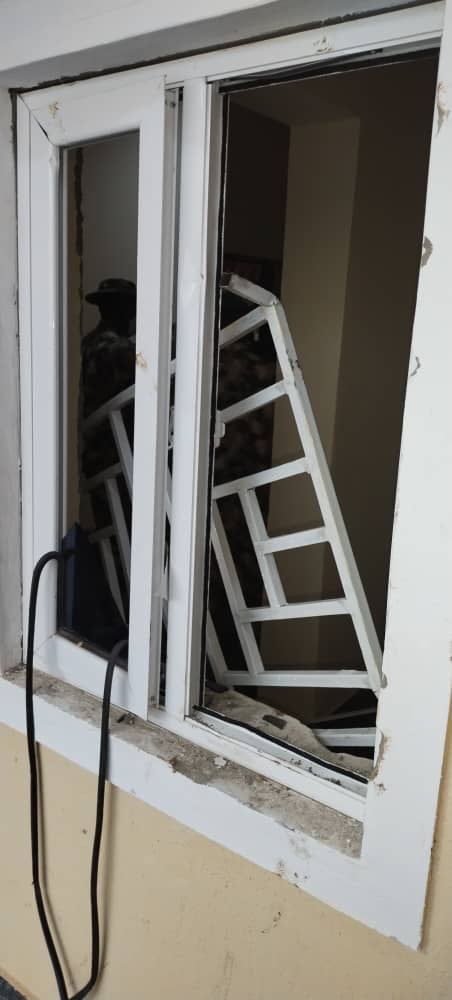 Bandits broke into five flats at NDA