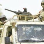 Nigerien troops on patrol