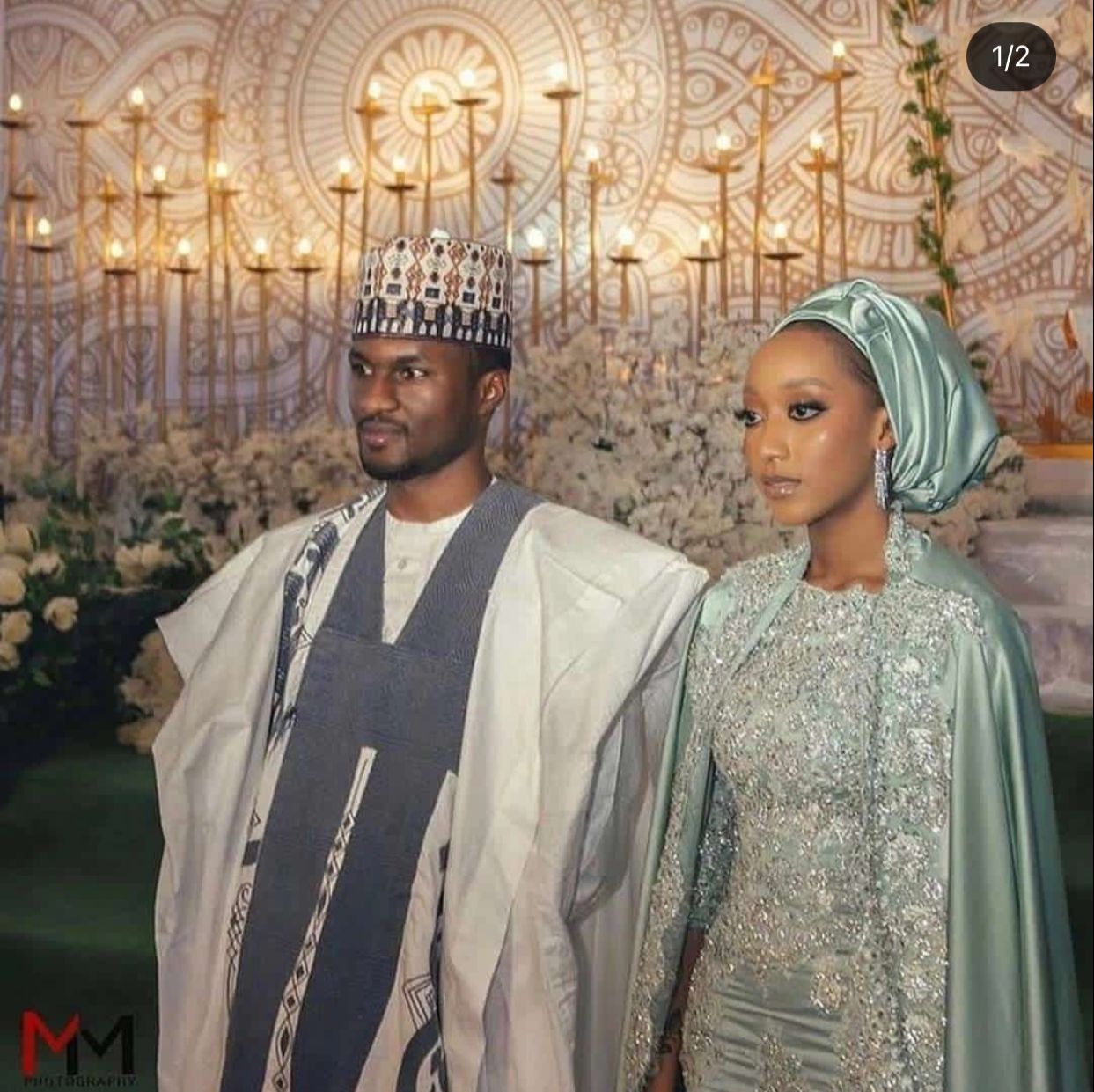 PHOTOS: The wedding dinner of Yusuf Buhari and wife