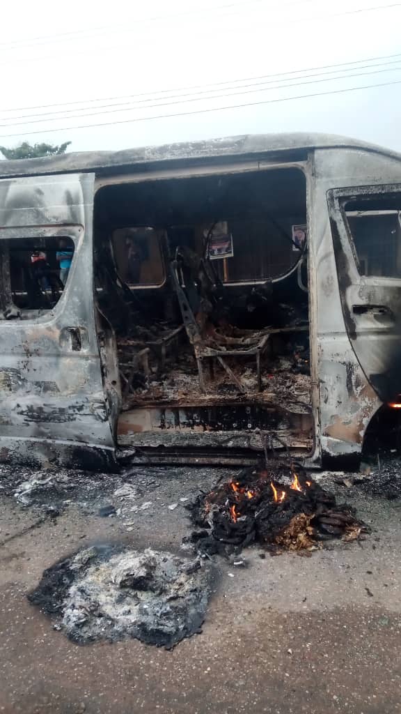 Trapped Passenger burnt alive as IPOB sit-at-home order turns bloody in Imo