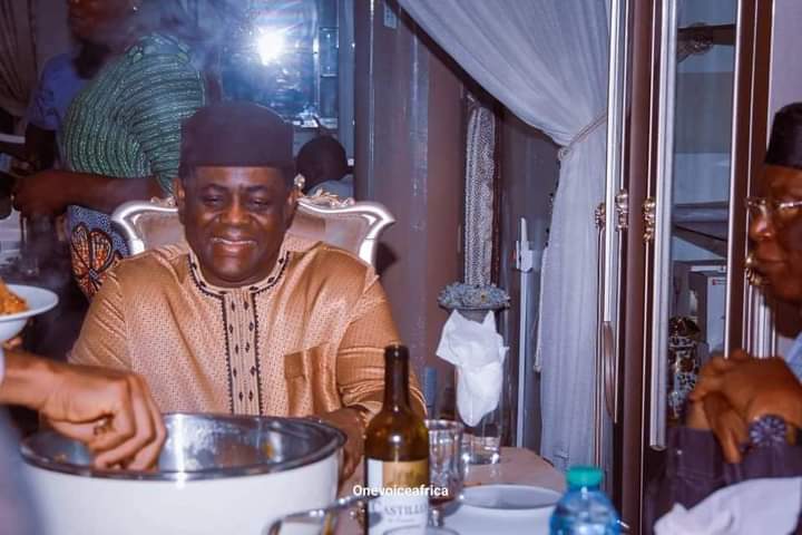 PHOTOS: Fani-Kayode dines at residence of another minister