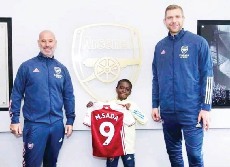 Arsenal sign Sada, 9-year-old football prodigy from Kaduna