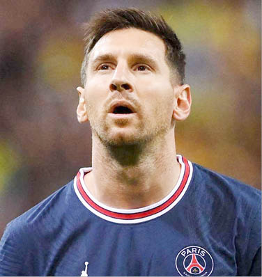 Messi makes first start but PSG held by Club Brugge