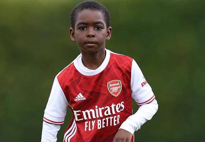 PHOTOS: Arsenal sign 9-year-old kid from Kaduna