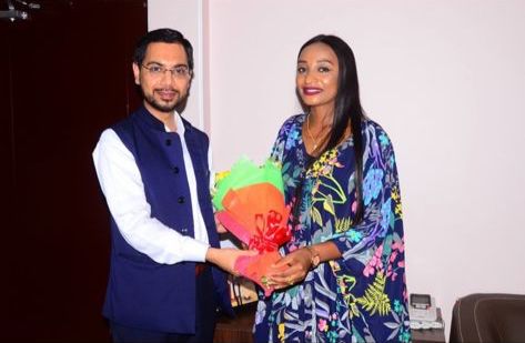 PHOTOS: Rahama Sadau honoured in India