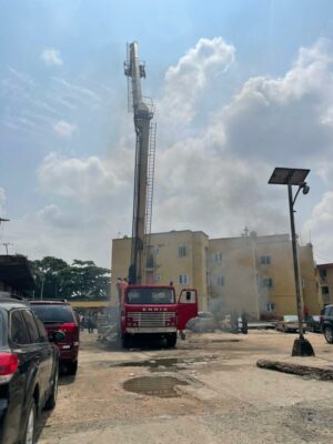 The hydraulic platform, which is used for rescue in high rise buildings, had been in a bad condition before the assumption of duty by the CG of the FFS.