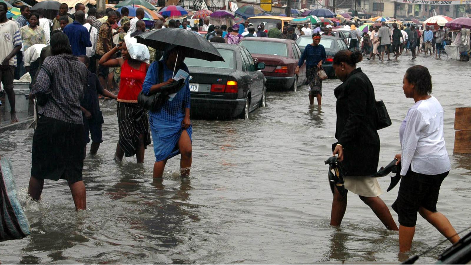 Houses submerged as flood destroys goods in Lagos