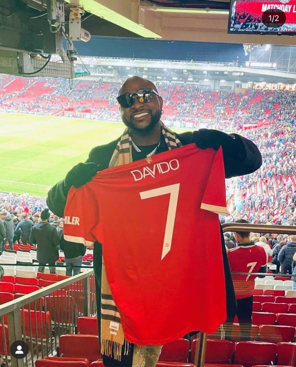 Davido hangs out with Man U as Chioma celebrates son’s second birthday