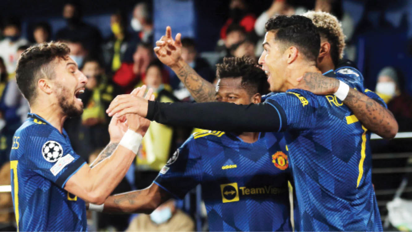 Ronaldo, Sancho put Man United in last 16