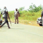 FILE PHOTO: Customs operatives at a checkpoint