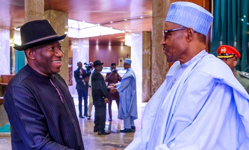 Group urges Jonathan to run for presidency, seeks Buhari’s support