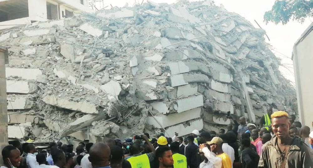 Many killed as 21-storey building collapses in Lagos