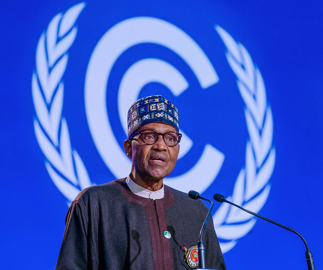 President Buhari at COP 26