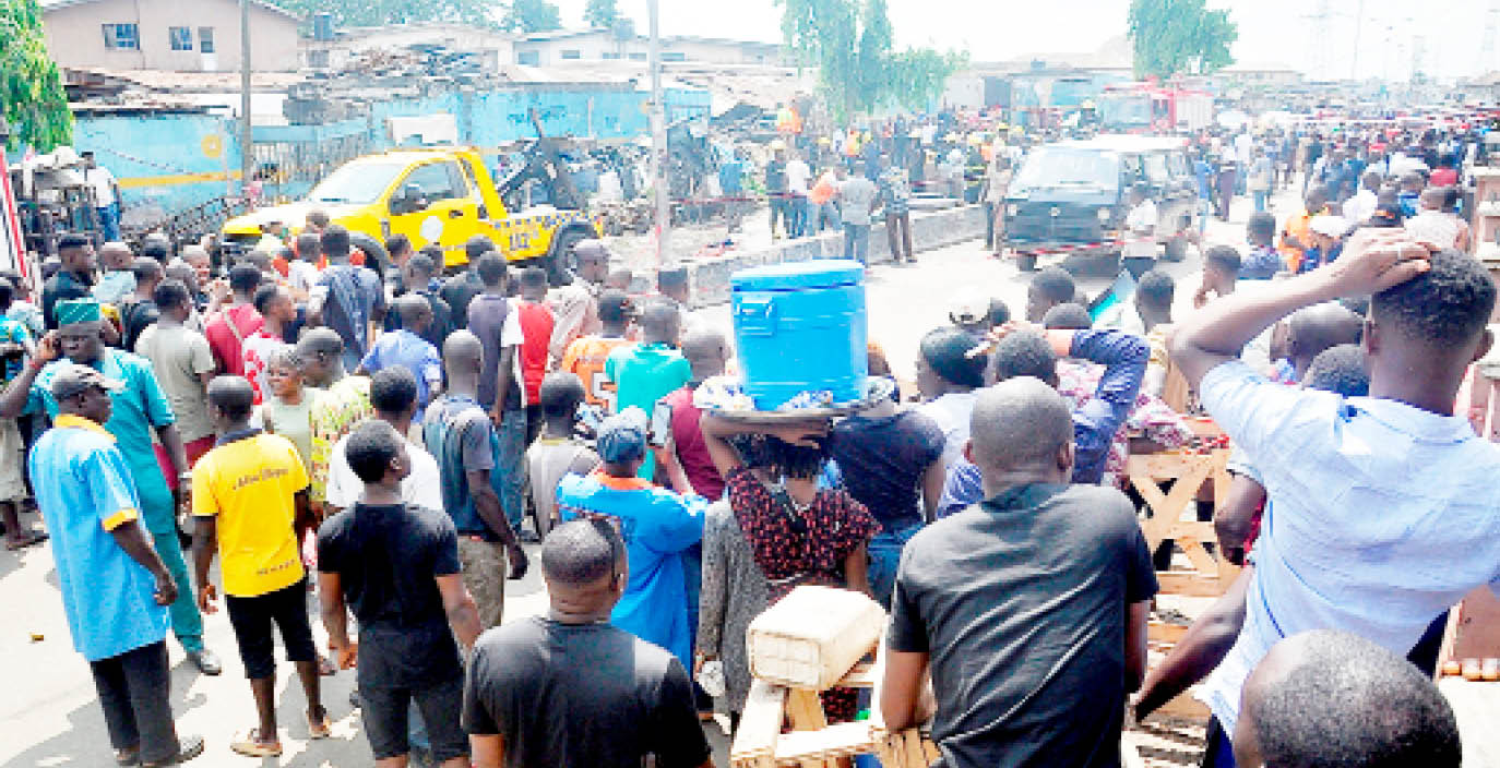 Tears as 10-year-old, 4 others die in Lagos explosion