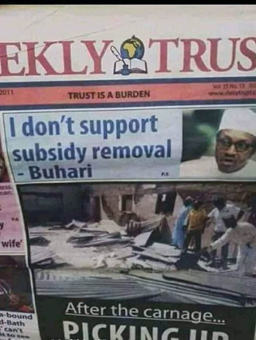 FLASHBACK: How Buhari rejected subsidy removal under Jonathan