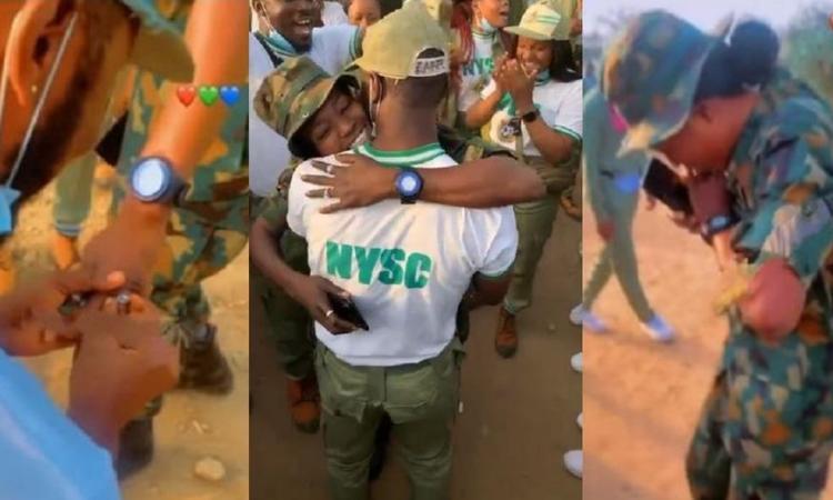 Army ‘detains’ female soldier in viral NYSC proposal clip