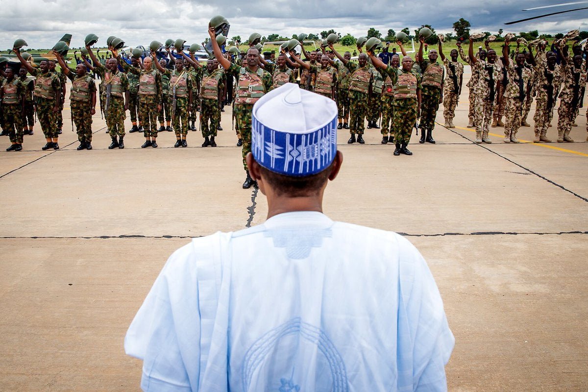 Stay focused, Buhari charges troops fighting Boko Haram