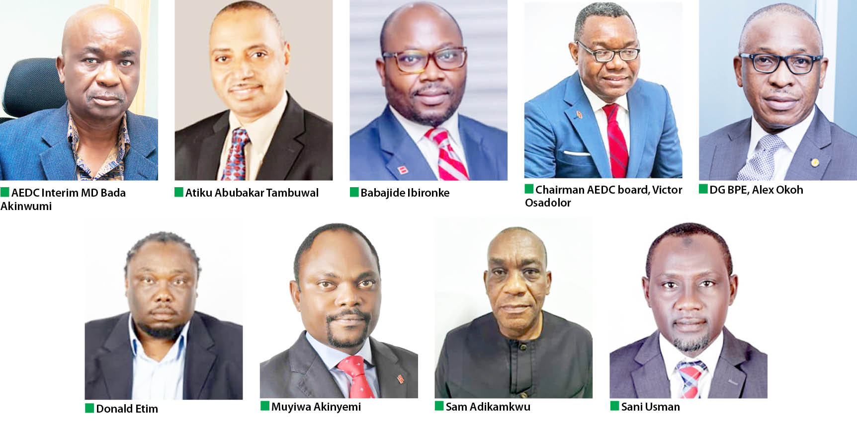 Faces behind new AEDC board, management - Daily Trust