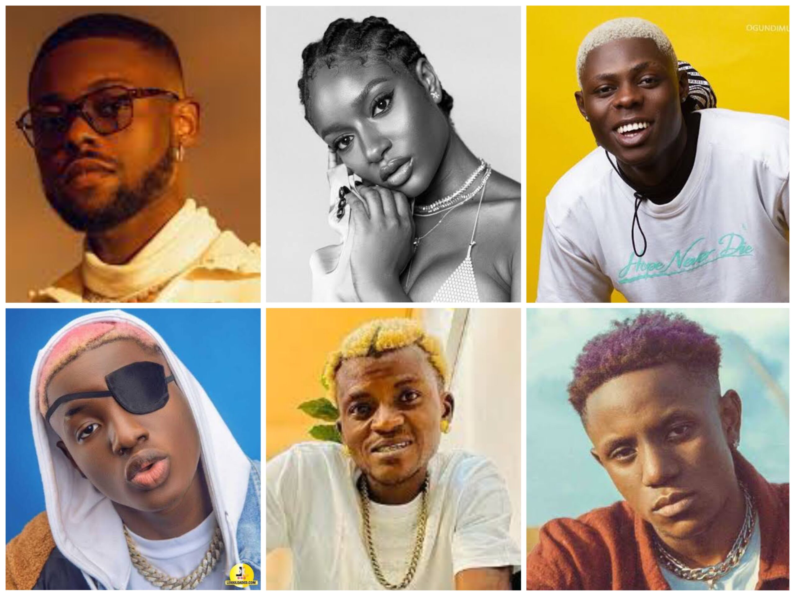 Six rising Nigerian singers to watch out for in 2022